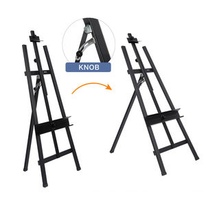 ขาตั้งสำหรับสตูดิโอโลหะการแสดงโฆษณาตั้งพื้นขนาดใหญ่สีดำแบบกำหนดเองสำหรับงานแต่งงานร่วมสมัย - Product Image 6