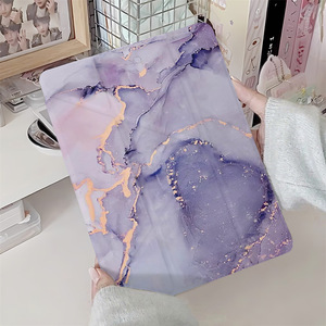เคสแท็บเล็ตแบบพับสีม่วงไล่เฉดพร้อมที่ใส่ดินสอสำหรับไอแพด 11 นิ้ว ไอแพดโปร 13 นิ้ว มีบริการดรอปชิปปิ้ง - Product Image 5