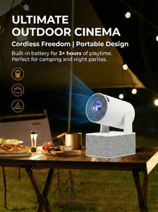 Projecteur portable <span class=keywords><strong>YS300</strong></span> KTV H713 Android 1280*720P 200 ANSI Lumens à courte focale 10W avec double micro sans fil pour extérieur - Product Image 3