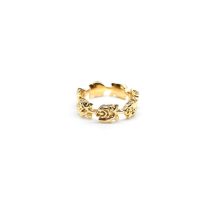 Fashion <b>Rings</b> PVD <b>Gold</b> Plated 316L Stainless Steel Sustainable Resistant Design - Product Image 2