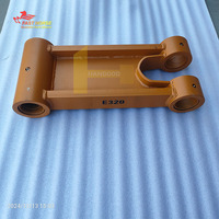 Hangood JS215 Courroie de liaison de godet d'excavatrice pour SY215, Barre H E320E, Bielle de connexion en H, Liaison de support de godet R215