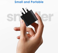 Adaptateur de voyage 25W, charge ultra-rapide, chargeur mural USB C, PD 25W, chargeur mural rapide, prise UK pour Samsung