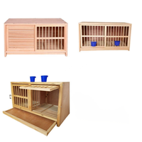 Poulailler en bois personnalisé, cage d'accouplement pour pigeons, cage de reproduction, nichoir pour pigeons, cage à oiseaux en bois, grande cage à pigeons