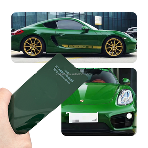 Prix usine cristal vert brillant voiture Wrap véhicule décoration rouleau <span class=keywords><strong>Film</strong></span> 1.52*18M bulle d'air gratuit Auto autocollant vinyle voiture Wrap - Product Image 1