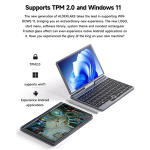 2 trong 1 máy tính xách tay 8 inch 360 độ ROTARY màn hình cảm ứng máy tính xách tay Intel Core N100 12 gam DDR5 1TB Túi máy tính xách tay cho văn phòng - Product Image 3