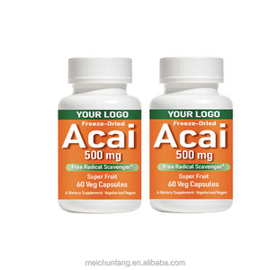 علامة خاصة كبسولات أكي بيري عضوية مضادة للأكسدة مكمل عشبي للبالغين الأصحاء والهضم تنحيف الجلد النساء الحوامل - Product Image 3