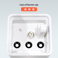 Purificador de Aire Industrial y Comercial con Atomización Ultrasónica, Humidificador con Gran Capacidad de Agua de 15L, 4 Boquillas