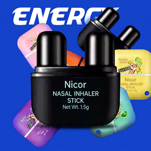 Nuevo Inhalador Nasal de Doble Orificio con Tapa Abatible y Tubo Nasal Reemplazable para Conducir, Refrescante y Estimulante - Product Image 1