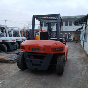 Chariot élévateur à fourche GPL d'occasion Heli 5 tonnes, moteur diesel, poids opérationnel de 5 tonnes, modèle 2023, garantie 1 an - Product Image 6