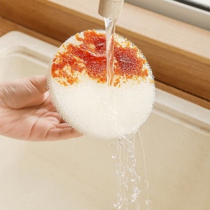 Support OEM Vente en Gros Accessoires de Cuisine Écologiques Brosse de Nettoyage Éponge Lavable Pratique Brosse à Vaisselle et à Casseroles - Product Image 4