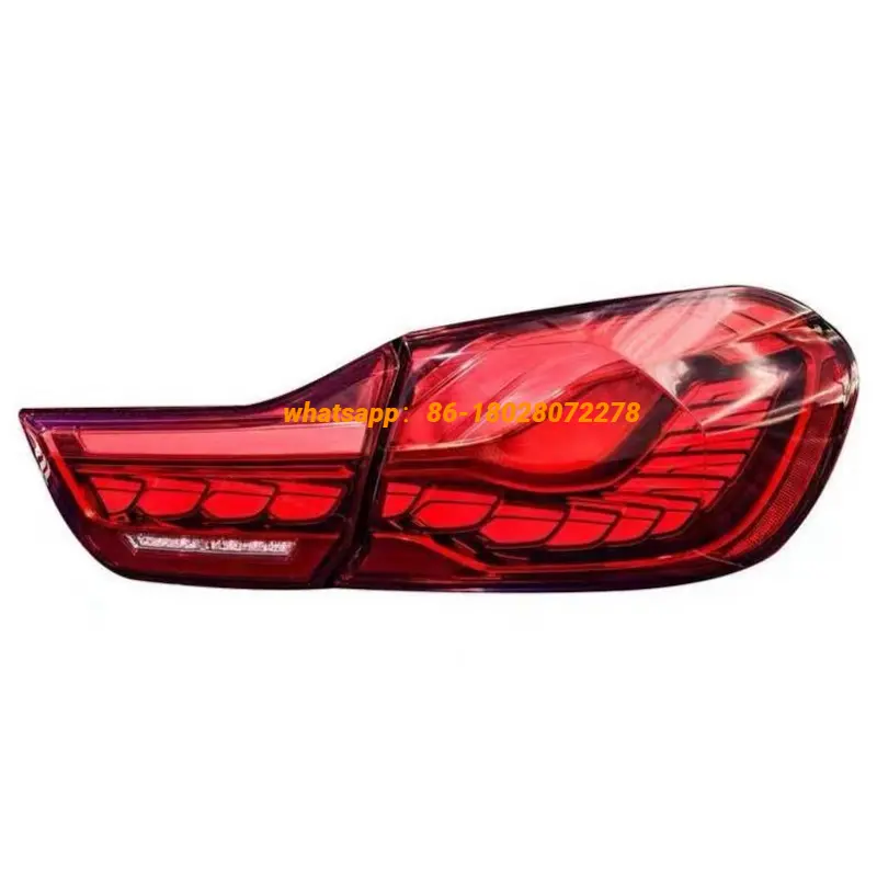 דרקון שונה סולם LED M4 סגנון taillamp טאיליט rearlamp אחורי אור עבור BMW 4 סדרת F32 F36 F82 זנב מנורה 2013-2020