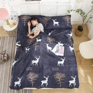Saco de dormir portátil de tamaño doble, ultraligero, sin algodón, resistente a las manchas, funda de edredón para viajes, viajes de negocios, hoteles - Product Image 3