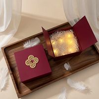 Scatola Regalo a Doppia Porta OEM ODM, Scatola Rigida in Carta con Logo Personalizzato e Cassetto, Confezione Regalo di Lusso all'Ingrosso