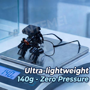 Lupas Dentales Prismáticas TTL Profesionales 4X-6X con Luz LED Inalámbrica, Binoculares Ergonómicos Ajustables para Procedimientos Quirúrgicos - Product Image 6