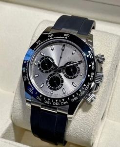 Orologi di Lusso con Cristallo Zaffiro Luminoso, <span class=keywords><strong>Timer</strong></span> Multifunzione, 42mm, Acciaio Inossidabile 904L, Orologi da Polso Hiphop per Uomo - Product Image 1