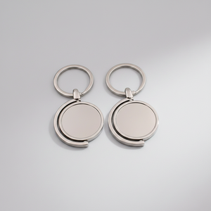 <span class=keywords><strong>Porte</strong></span>-clés <span class=keywords><strong>porte</strong></span>-clés rotatif personnalisé en métal, anneau rond double face pour le bricolage en résine époxy rotative vierge <span class=keywords><strong>porte</strong></span>-clés rotatif en métal rotatif - Product Image 2