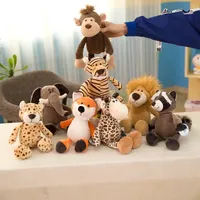 Fabricant de peluches personnalisées pour animaux de la forêt, vente en gros de jouets en peluche personnalisés, jouet en peluche doux et adorable, peluche de renard, raton laveur, éléphant