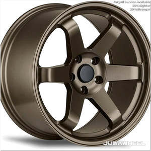 ล้อแม็กซ์ JUWA <span class=keywords><strong>Volk</strong></span> Racing Style <span class=keywords><strong>TE37</strong></span> 5x114.3 5x120 <span class=keywords><strong>4x100</strong></span> ขอบลึก ดีไซน์เว้าลึก ผลิตจากอะลูมิเนียม 6061-T6 สำหรับ Lexus Audi BMW Benz Bentley - Product Image 6