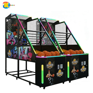 Machine d'arcade de basket-ball d'intérieur à monnayeur, jeu de basket électronique <span class=keywords><strong>Hot</strong></span> <span class=keywords><strong>Shot</strong></span> personnalisé, machine de jeu ludique - Product Image 1