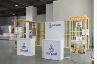Système de stand d'exposition mural modulaire en bois MDF 3X6, conception de panneaux, stand d'exposition pour salon professionnel