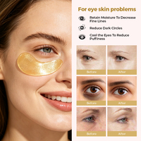 Patchs Oculaires Personnalisés au Collagène et Or Soluble – Masque Cristallin Réparateur en Profondeur Contre les Cernes et les Poches