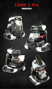 Machine <span class=keywords><strong>de</strong></span> découpe <span class=keywords><strong>de</strong></span> clés automatique TANK 2 Pro 2M2 à prix abordable, graveur <span class=keywords><strong>de</strong></span> clés CNC avec batterie intégrée, outil <span class=keywords><strong>de</strong></span> serrurier noir/argent - Product Image 2