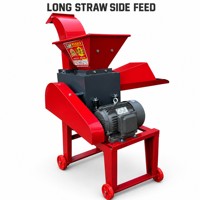 Broyeur à marteaux multifonctionnel en acier inoxydable 680 avec moteur électrique, trémie supérieure pour grains, capacité de 600 kg/h