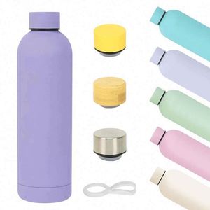 Bouteilles isothermes à double paroi avec logo personnalisé, 350 ml, 500 ml, petite ouverture, en acier inoxydable, bouteille d'eau de sport pour les voyages - Product Image 1