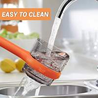 Éplucheur de fruits et légumes portable avec seau de rangement, outil facile à nettoyer pour la cuisine à domicile