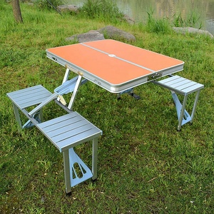 <span class=keywords><strong>Table</strong></span> de <span class=keywords><strong>Camping</strong></span> pliante Portable, <span class=keywords><strong>valise</strong></span>, légère, étanche, en aluminium, pour intérieur et extérieur, pique-nique <span class=keywords><strong>Camping</strong></span> - Product Image 5