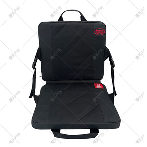 Heated Seat <b>Cushion</b> 600D Oxford Cloth Portable Camping Outdoor Use Black <b>Rectangular</b> - Product Image 2