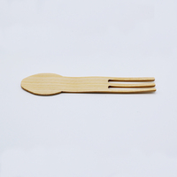 Fourchettes en bambou écologiques de 115 mm de long, fourchettes à fruits et desserts, mini-fourchettes pour apéritifs