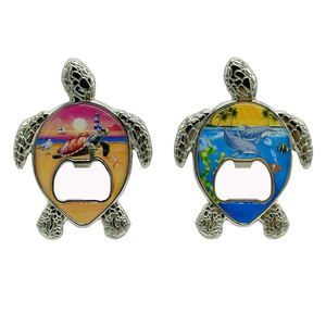Porte-clés en métal personnalisé avec logo, souvenir de Sainte-Lucie, tortue de <span class=keywords><strong>Guadeloupe</strong></span> - Product Image 5