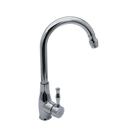 Robinet de cuisine universel moderne en alliage anti-corrosion à trou unique avec bec en céramique, personnalisable, vente chaude du fabricant chinois