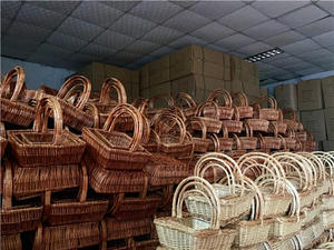 Panier de rangement rectangulaire en osier tressé à la main, personnalisé, écologique et multifonctionnel avec doublure – Vente en gros - Product Image 6