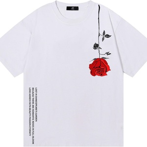 เสื้อยืดแขนสั้นผู้ชายไซส์ใหญ่ลายกราฟฟิตีสุดสร้างสรรค์ ผ้าฝ้ายถัก 100% สไตล์ลำลองสำหรับฤดูร้อน แนวแร็ปเปอร์ สตรีทแวร์ Y2k - Product Image 1