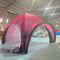 Tente dôme gonflable pour événements extérieurs, impression numérique, imperméable, installation facile, garantie 1 an, pour la plage et autres événements