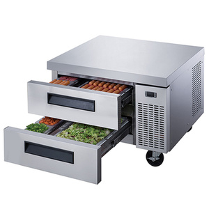 Chef Base Comercial <span class=keywords><strong>Restaurante</strong></span> <span class=keywords><strong>Utensilios</strong></span> <span class=keywords><strong>de</strong></span> <span class=keywords><strong>cocina</strong></span> <span class=keywords><strong>de</strong></span> acero inoxidable chef base refrigerador enfriador - Product Image 4