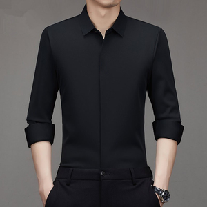 Chemise en velours pour <span class=keywords><strong>homme</strong></span> pour l'automne et l'hiver, affaires et loisirs, épaisse et chaude, chemise infroissable <span class=keywords><strong>sans</strong></span> <span class=keywords><strong>repassage</strong></span> - Product Image 1