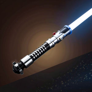 Espada de Duelo de Metal Personalizada LGT SABERS, Inspirada en <span class=keywords><strong>Kenobi</strong></span>, Espada Pesada con Neopixel, Cambio de Color de Arcoíris de Fuego, Luces Intermitentes, Regalo - Product Image 2