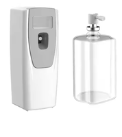 Distributeur automatique de désodorisant à piles Fonction de pulvérisation pratique Canette rechargeable pour diffuseur d'arômes de toilettes d'hôtel