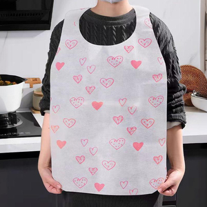 Không Dệt Dùng Một Lần Nhà Bếp Nấu Ăn Tạp Dề Trẻ Em Của Nhà Hàng Gia Đình Ăn Thịt Nướng Tùy Chỉnh In Biểu Tượng Tạp Dề - Product Image 4