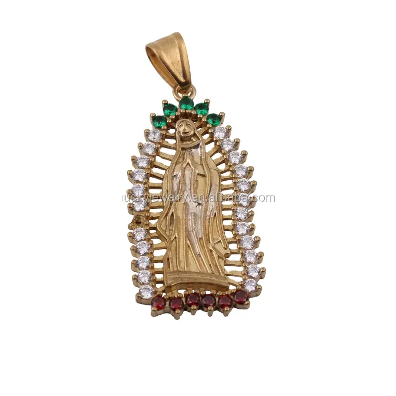 China direct supplier religious sect Jesus Christ design brass casting jewelry costume metal pendants