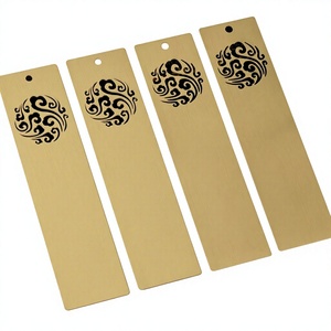 Customized Brass Metal Bookmarks-Hollow Painted & Etched Designs for Corporate & School Use Commercial Wholesale