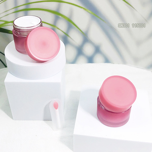 Bán buôn Vòng Mini Jar nhựa bao bì mỹ phẩm làm cho nhãn hiệu riêng của bạn Lip Balm Jar tùy chỉnh màu hồng <span class=keywords><strong>container</strong></span> - Product Image 2