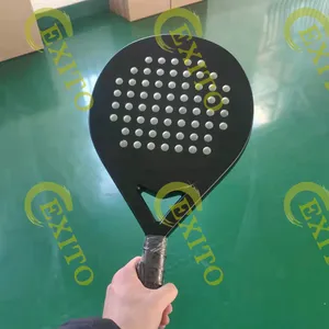 EXITO personalizza Logo professionale produzione di alta qualità 100 racchetta da Paddle Tennis in fibra di carbonio