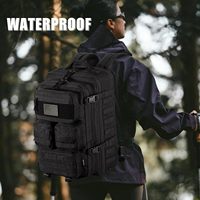 Sac à dos tactique Spoir 45L, imperméable, Molle, pour la randonnée, le camping, les voyages, avec de grandes poches, logo personnalisé, design Cordura