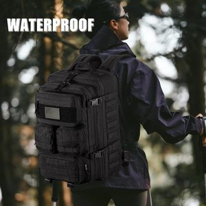 <span class=keywords><strong>Sac</strong></span> <span class=keywords><strong>à</strong></span> <span class=keywords><strong>dos</strong></span> tactique Spoir 45L, imperméable, Molle, pour la randonnée, le camping, les voyages, avec de grandes poches, logo personnalisé, design Cordura - Product Image 6