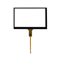 Écran tactile capacitif PCAP anti-reflet personnalisé de 7 pouces, contrôleur GT911, I2C, pas de 0,5 mm, FPC, panneau tactile industriel pour module LCD