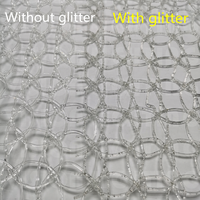 Neue umwelt freundliche Materialien PVC-Netz für Weihnachts dekoration Lametta Teppich